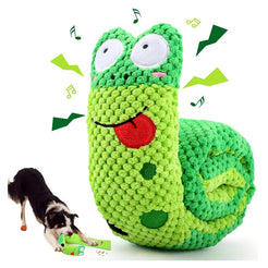 Foldable Squeaky Dog Toy – Puzzle Feeder for Smart Play