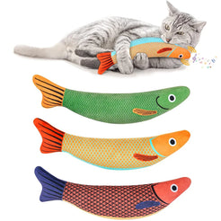 Realistic 3D Fish Cat Toy – Catnip-Infused & Bite-Resistant