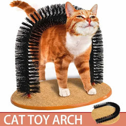 Cat Self-Grooming Arch – Massage & Scratching Toy