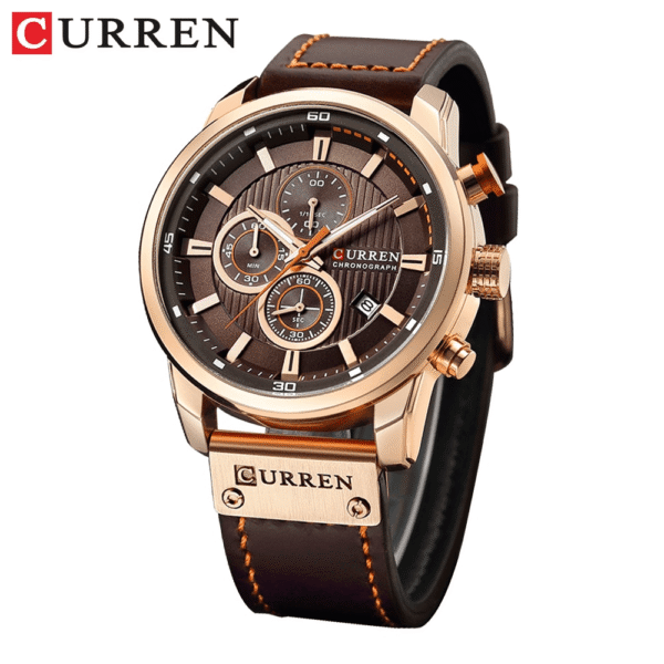 Curran Fashion Date Luxury Quartz Men's Watch - Waterproof Chronograph Hodinky Relogio Masculino Wristwatch