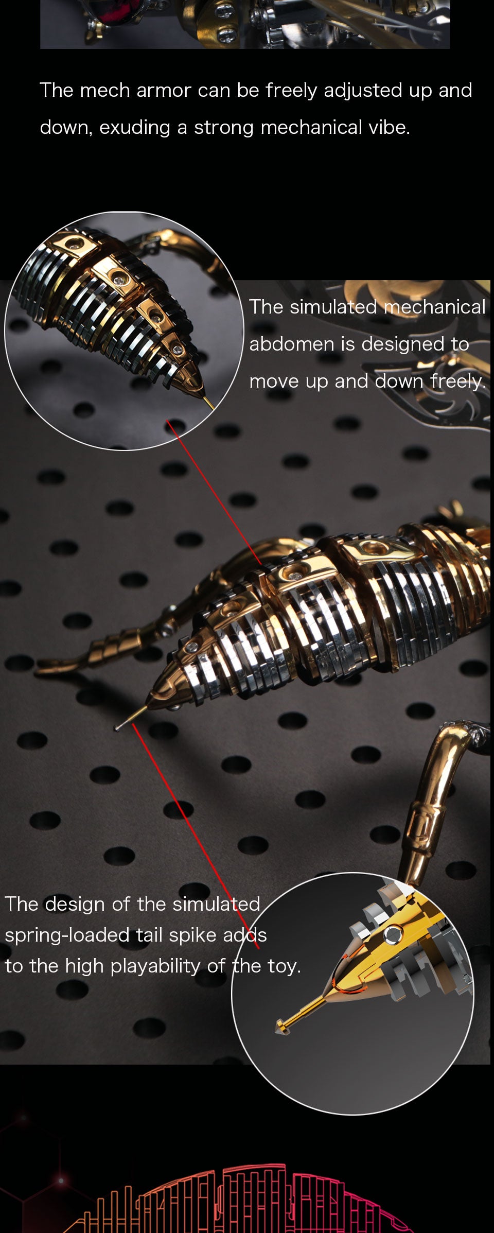 3D mechanical metal wasp Assembly kit - onlinemegasale.com 3D mechanical metal wasp Assembly kit - onlinemegasale.com