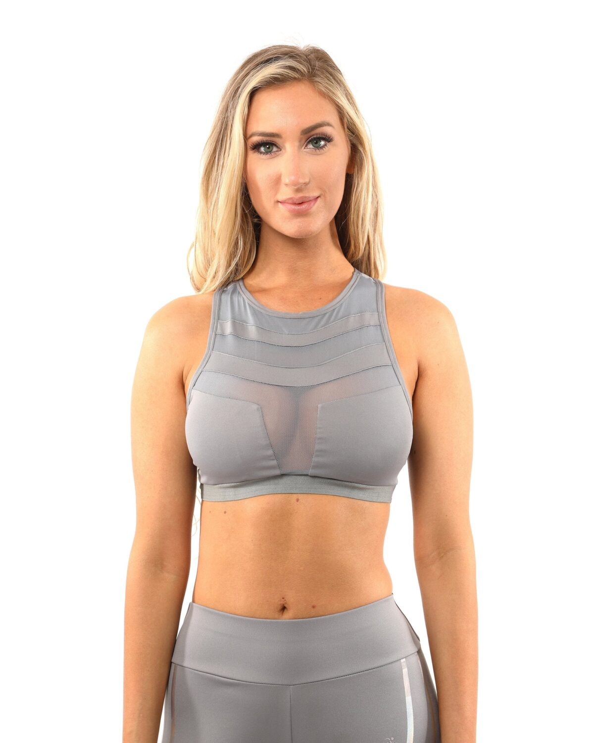 Laguna Set - Leggings & Sports Bra - Grey - onlinemegasale.com