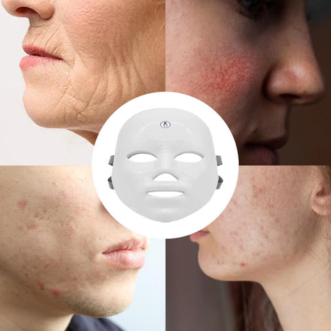 Korean face Mask with LED Light Therapy for more Youthful-Looking Skin - onlinemegasale.com