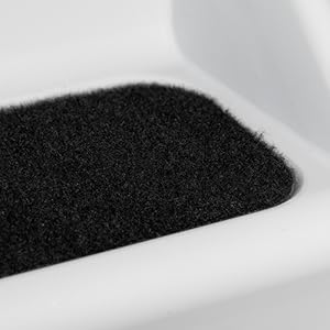 Close-up detail shot of tread materials.