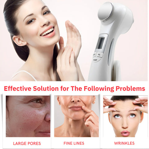 6 in 1 LED Photon Therapy Massager Face Skin Lifting Rejuvenation Beauty Device - onlinemegasale.com 6 in 1 LED Photon Therapy Massager Face Skin Lifting Rejuvenation Beauty Device - onlinemegasale.com