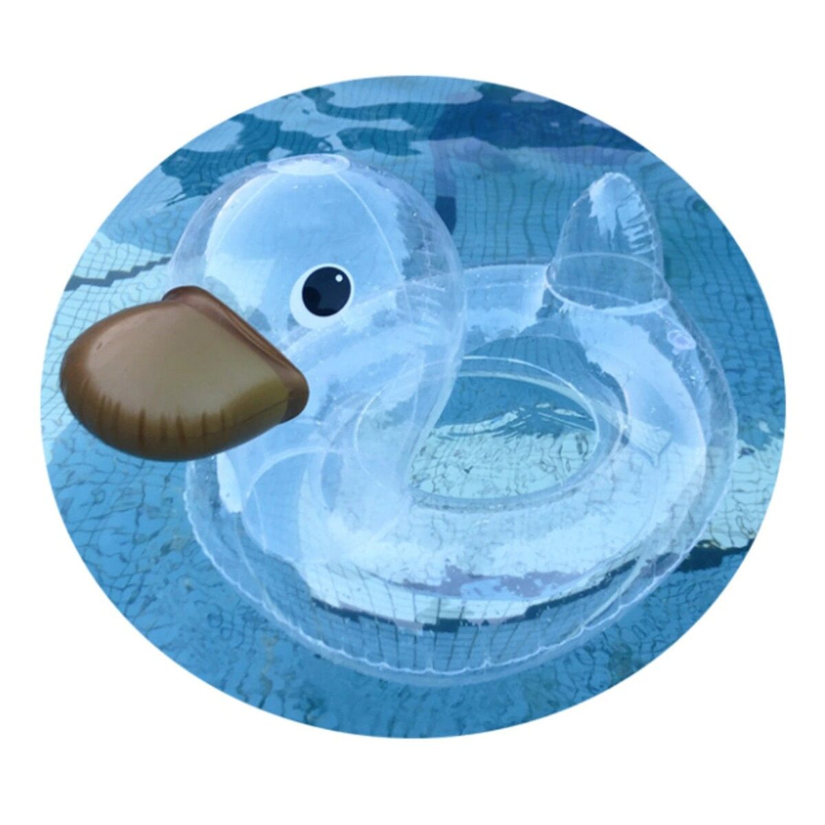 Duck-Shaped Baby Swimming Ring - onlinemegasale.com