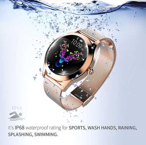 Plumzong Luxury Galaxy Smart Wristwatch For Women IOS & Android KW10 - onlinemegasale.com Plumzong Luxury Galaxy Smart Wristwatch For Women IOS & Android KW10 - onlinemegasale.com