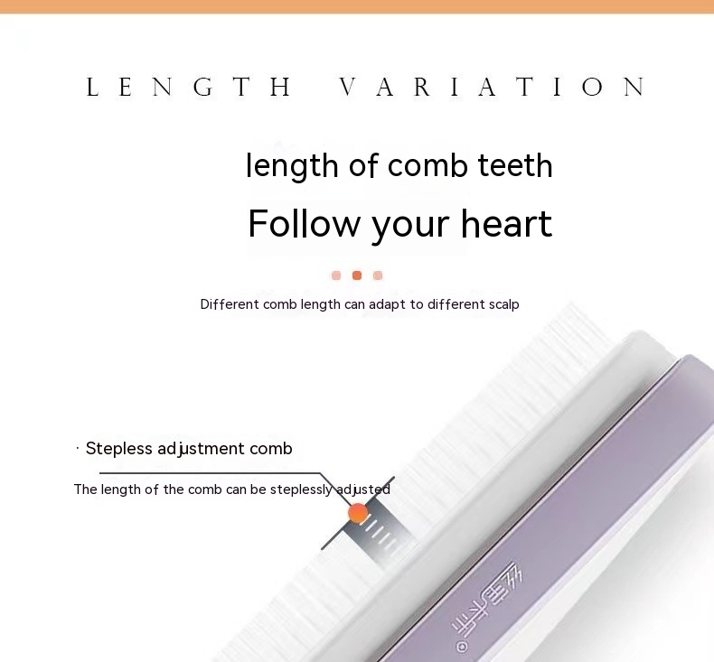 4 In 1 Self QuickClear Massage Comb - onlinemegasale.com