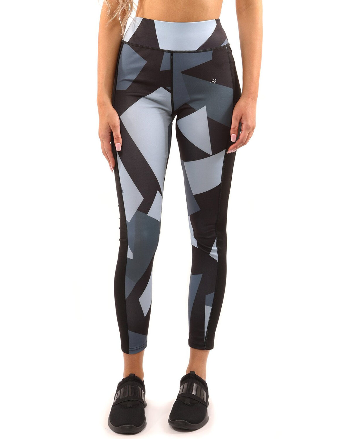 Bondi Set - Leggings & Sports Bra - Black/Grey - onlinemegasale.com