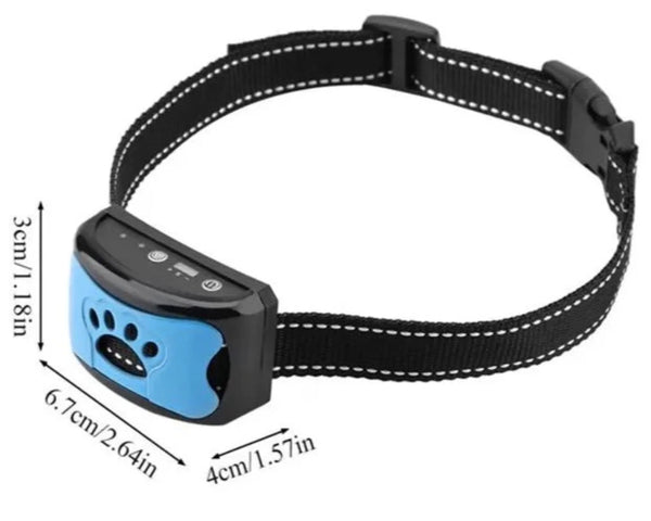 Waterproof Ultrasonic Vibration Anti Barking Automatic Dog Training Collar - onlinemegasale.com