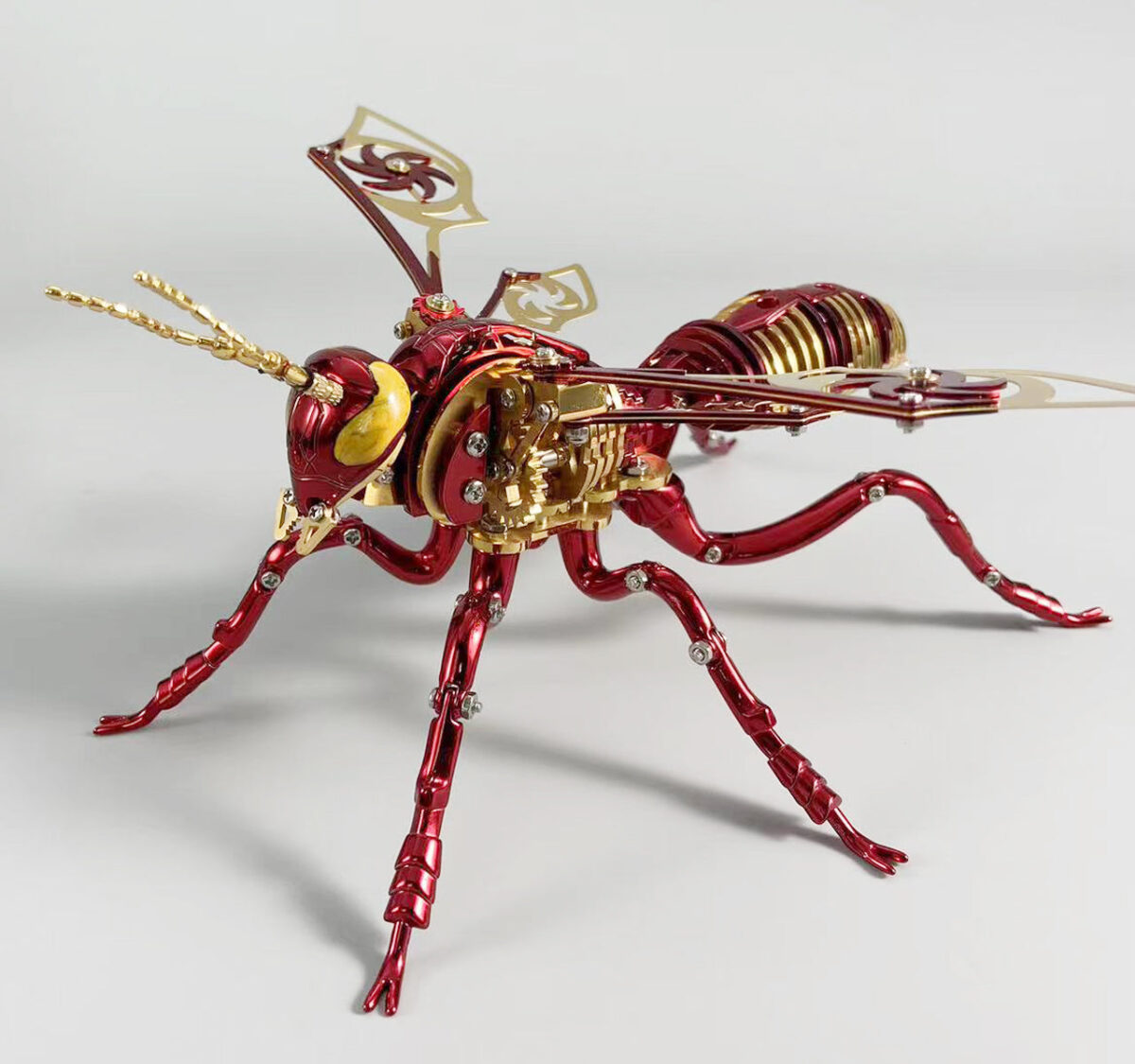 3D mechanical metal wasp Assembly kit - onlinemegasale.com