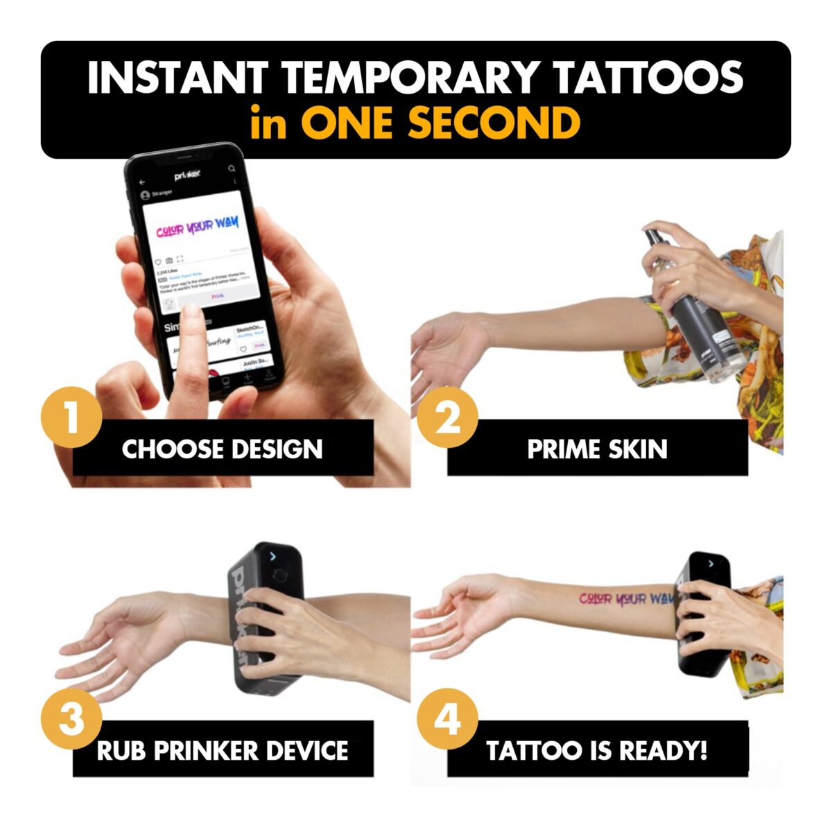 Temporary Tattoo Printer - Nashville Recommended Tattoo Machine - onlinemegasale.com