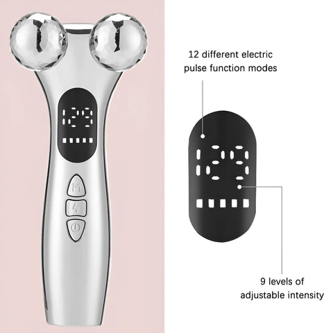 Microcurrent Facial Device Roller for Wrinkles - onlinemegasale.com