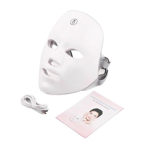 Korean face Mask with LED Light Therapy for more Youthful-Looking Skin - onlinemegasale.com