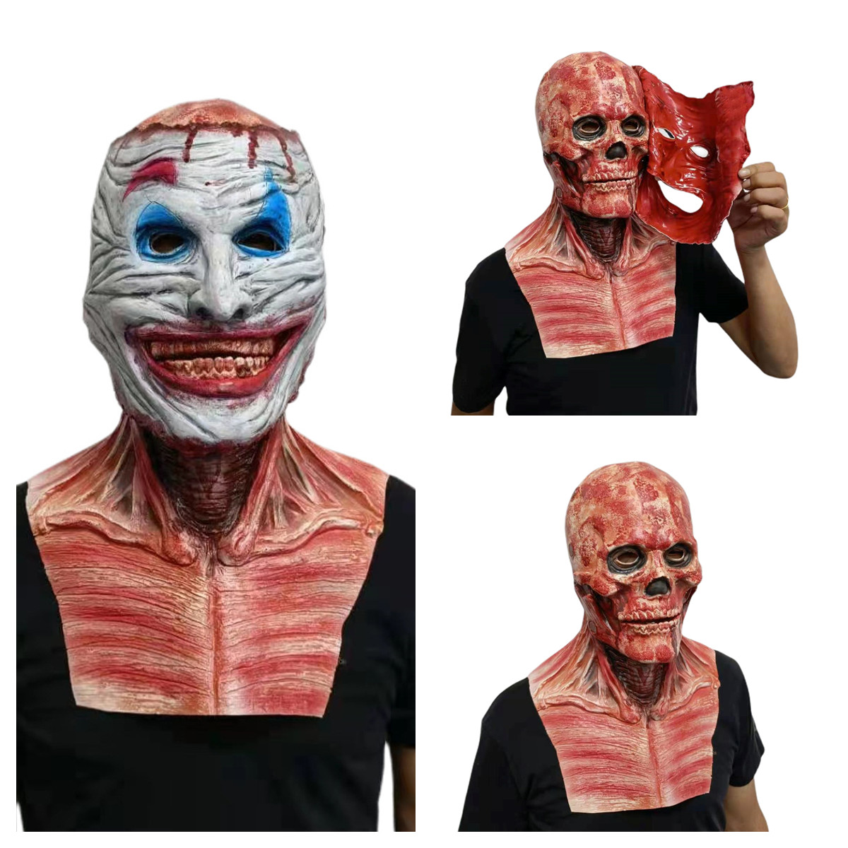 Halloween Horror Skull Movable Mask - onlinemegasale.com