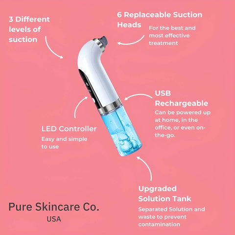 Hydrodermabrasion Blackhead Remover And Vacuum Pore Cleaner - onlinemegasale.com