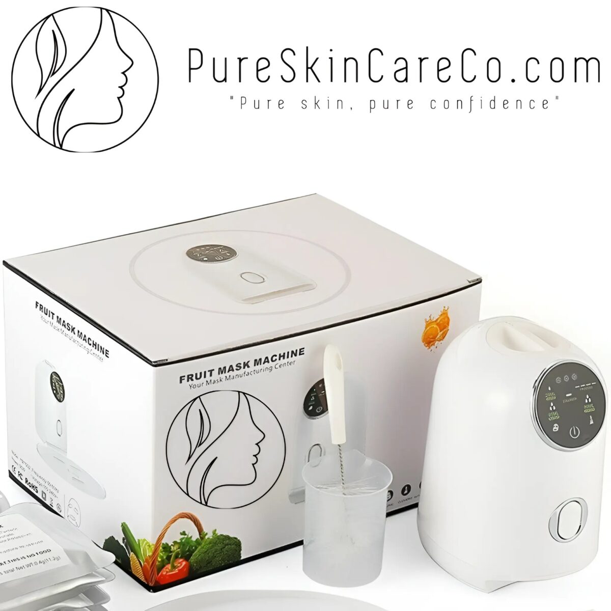 Facial Mask Machine Collagen Fruit Vegetable DIY - onlinemegasale.com
