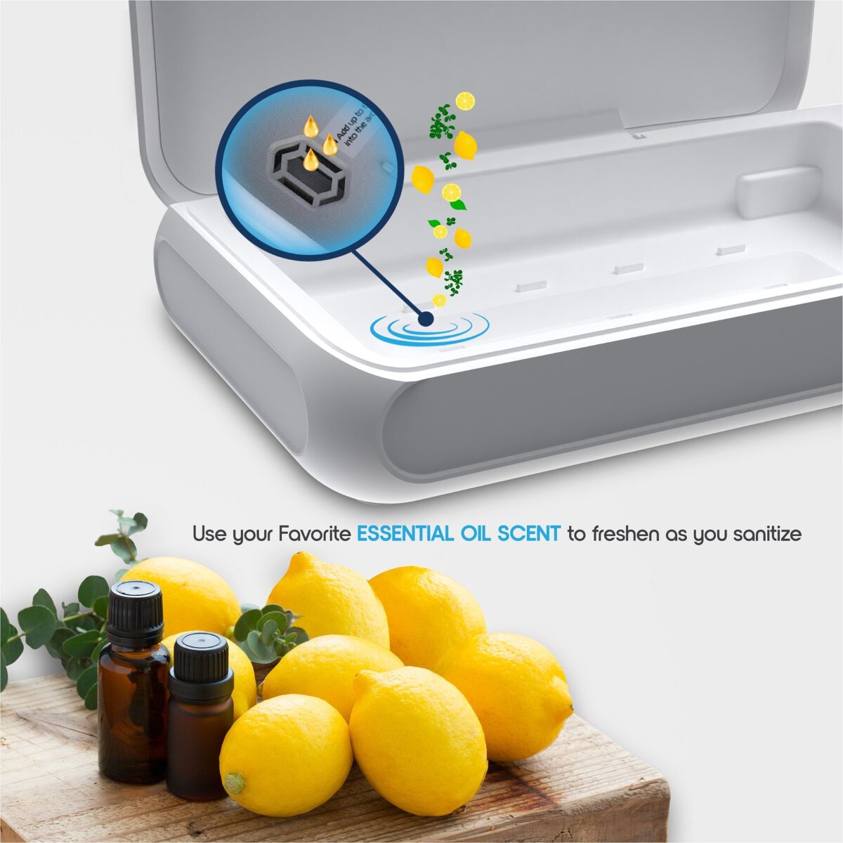 Phone Sterilizer - Portable UV Light Cell Phone Disinfection Box - onlinemegasale.com