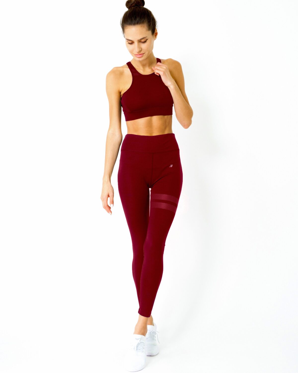 Ashton Leggings - Maroon - onlinemegasale.com