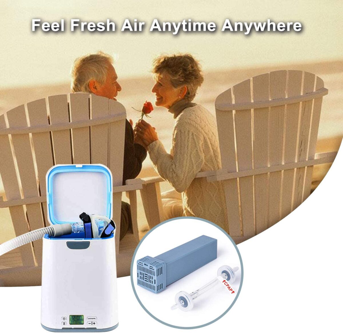 Replacement Cartridge Filter Kit for CPAP Cleaning & Sanitizing Machine - onlinemegasale.com