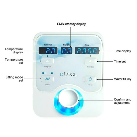 Portable Cool & Hot EMS For Skin Tightening - onlinemegasale.com