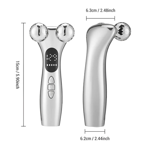 Microcurrent Facial Device Roller for Wrinkles - onlinemegasale.com