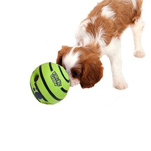 Wobble Giggle Ball - Interactive Dog Toy, Fun Giggle Sounds When Rolled or Shaken - onlinemegasale.com