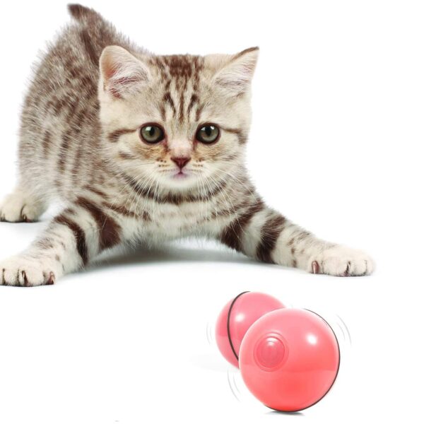 Smart Interactive Cat Toy - 360 Degree Self Rotating Ball