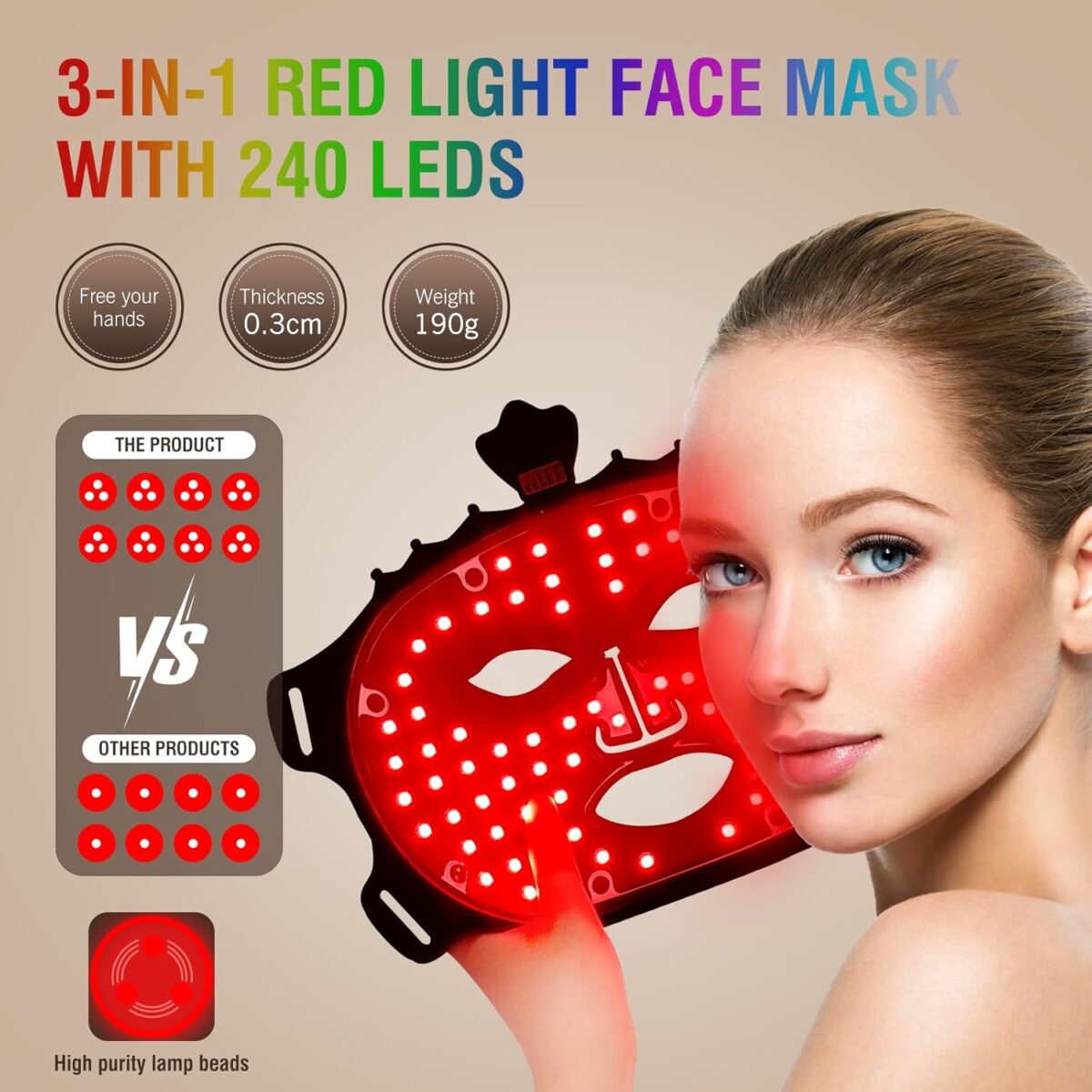 Face Mask Light Therapy Gen.2 - onlinemegasale.com