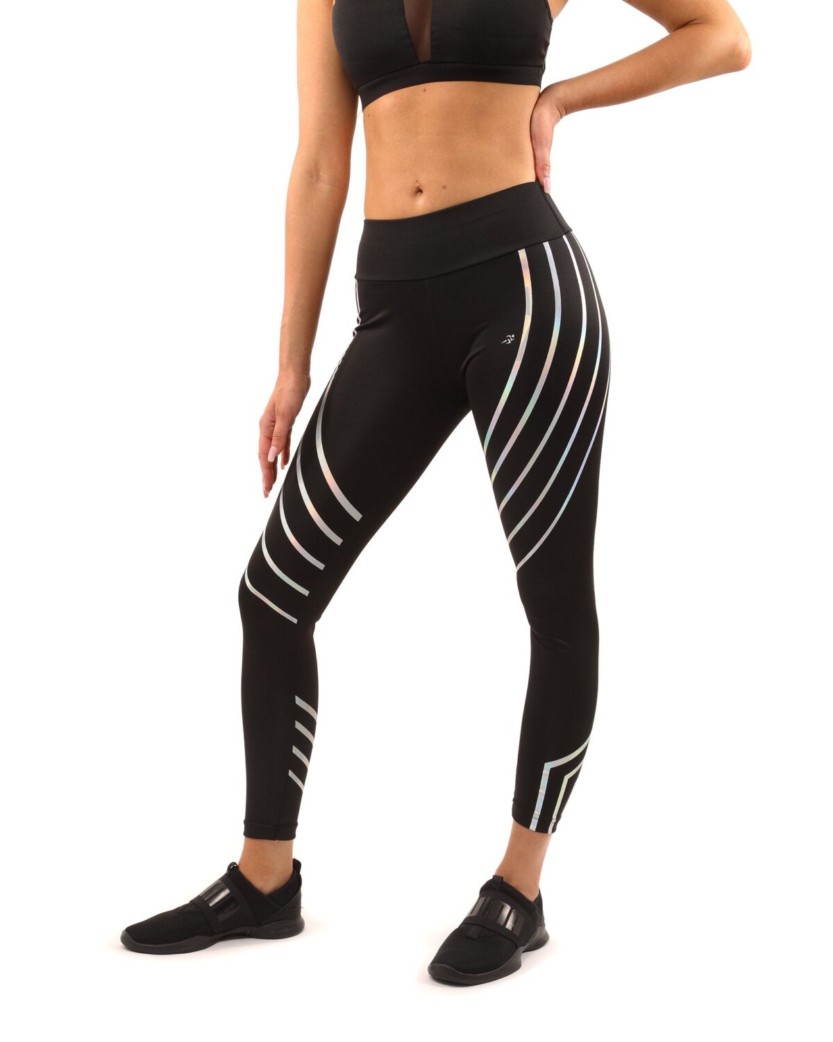 Laguna Set - Leggings & Sports Bra - Black - onlinemegasale.com