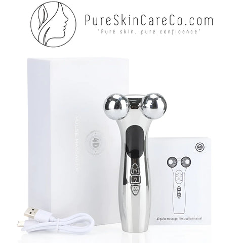 Microcurrent Facial Device Roller for Wrinkles - onlinemegasale.com