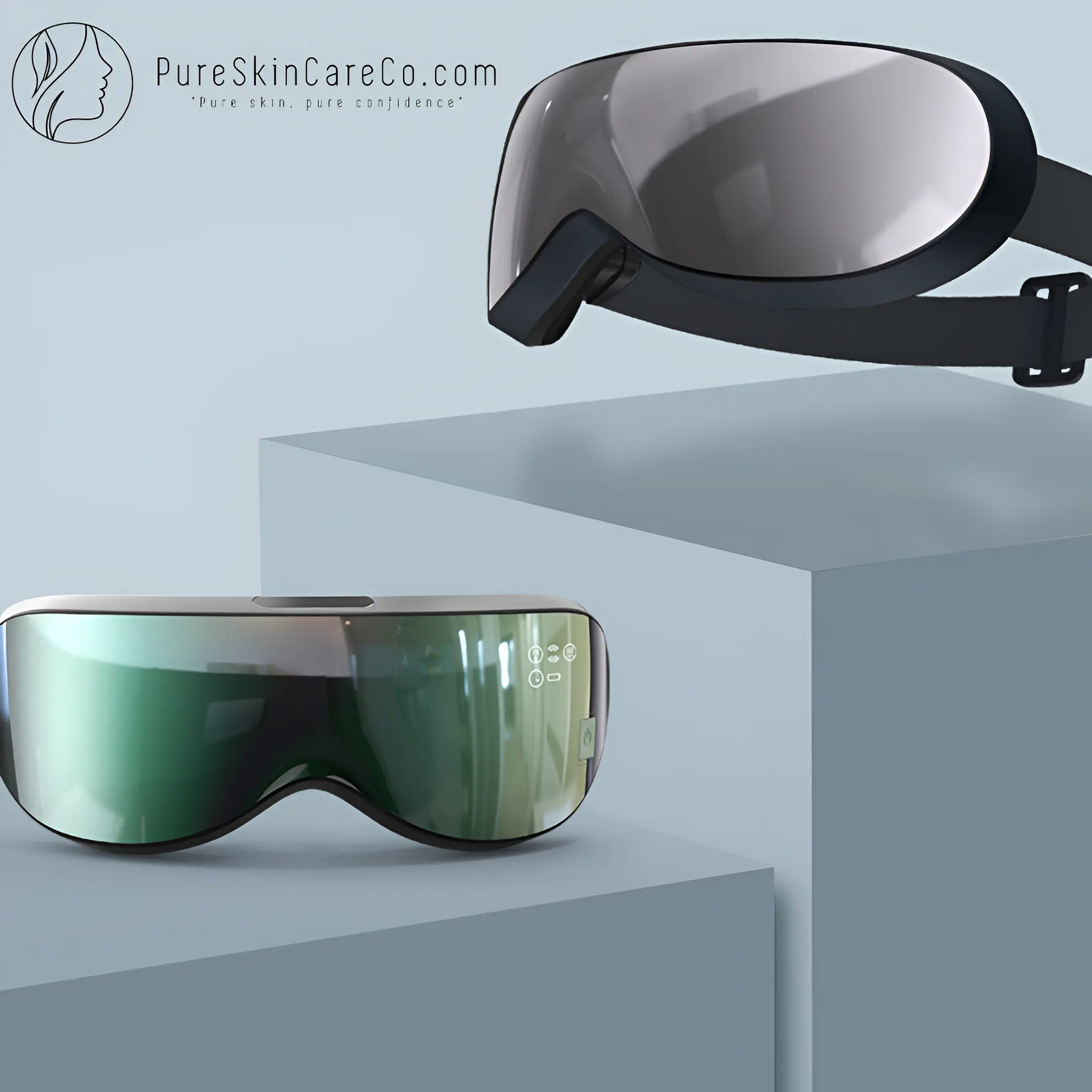 Electric Vibration Eye Massager Pulse Steam Eyeglasses - onlinemegasale.com