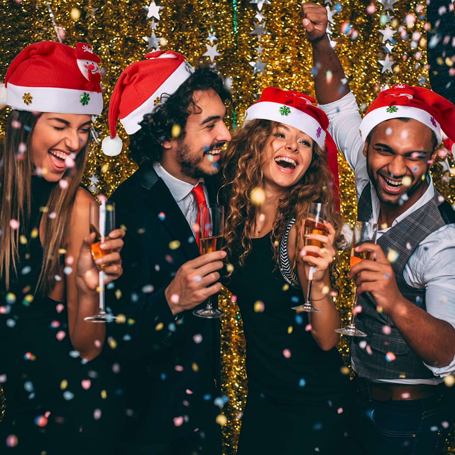 Merry Christmas LED Light Hat Santa Claus - onlinemegasale.com Merry Christmas LED Light Hat Santa Claus - onlinemegasale.com