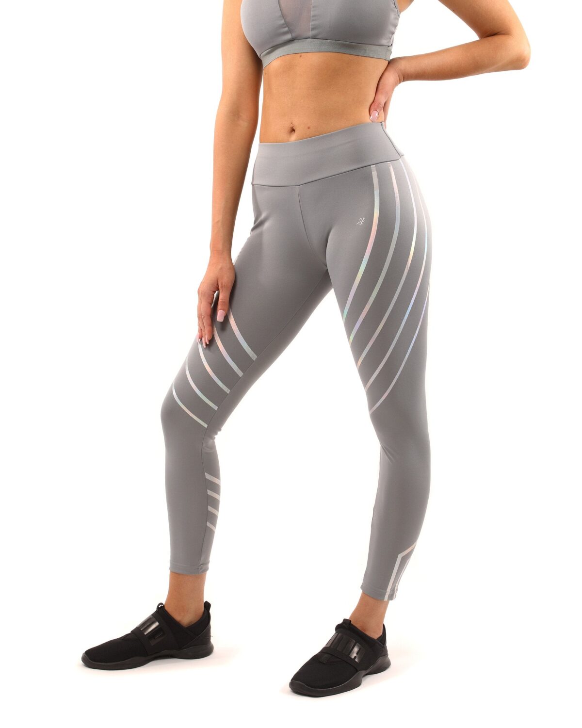 Laguna Set - Leggings & Sports Bra - Grey - onlinemegasale.com