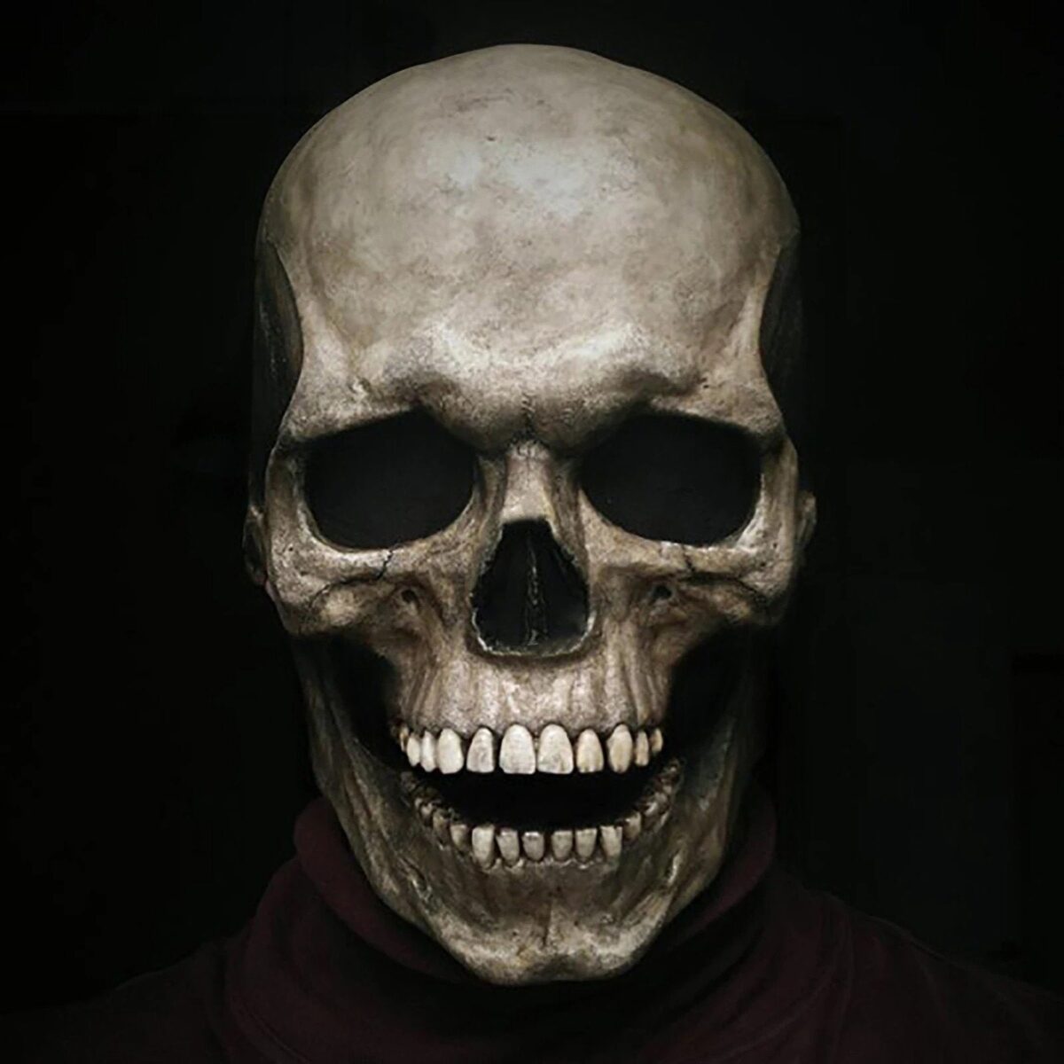 Movable Jaw Skull Mask - I am the Ghost Rider - onlinemegasale.com