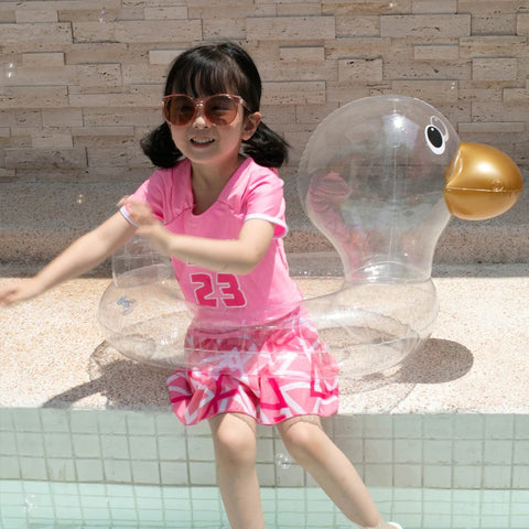 Duck-Shaped Baby Swimming Ring - onlinemegasale.com