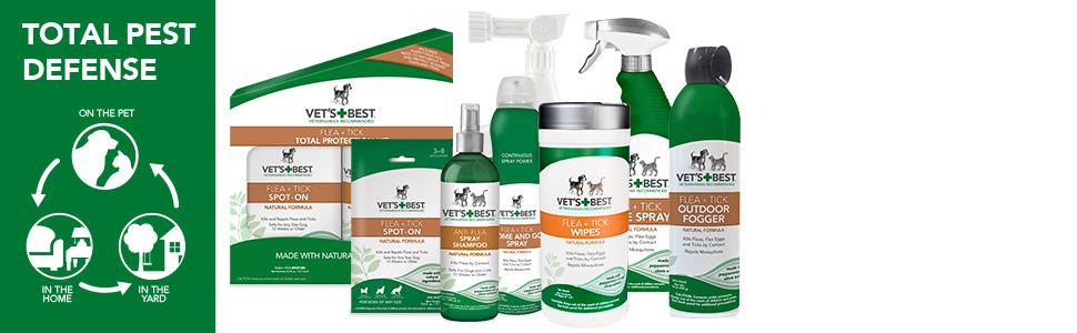 Flea Treatment for Dogs and Home | Flea Killer with Certified Natural Oils - onlinemegasale.com