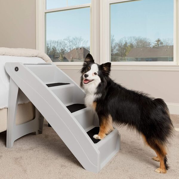 Folding Pet Steps - Pet Stairs for Indoor/Outdoor