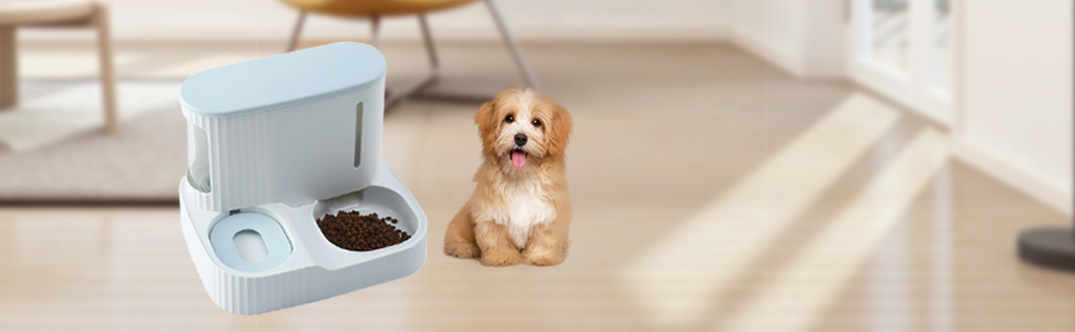 Gravity feeding and water feeding machine