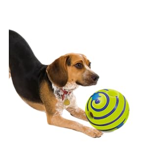 Wobble Giggle Ball - Interactive Dog Toy, Fun Giggle Sounds When Rolled or Shaken - onlinemegasale.com