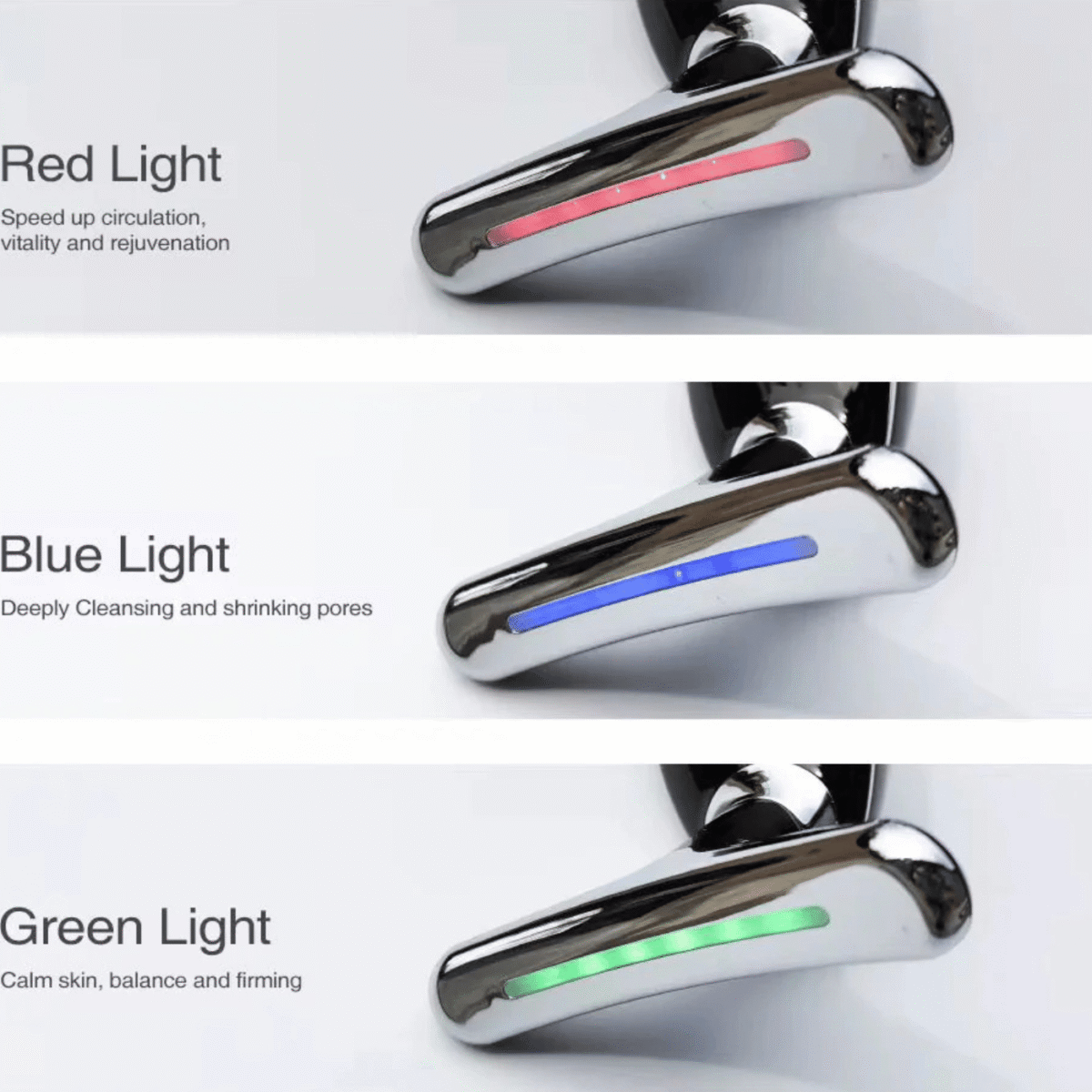AGELESSGLOW 7-IN-1 FACE & NECK MASSAGER. RED LIGHT THERAPY - onlinemegasale.com