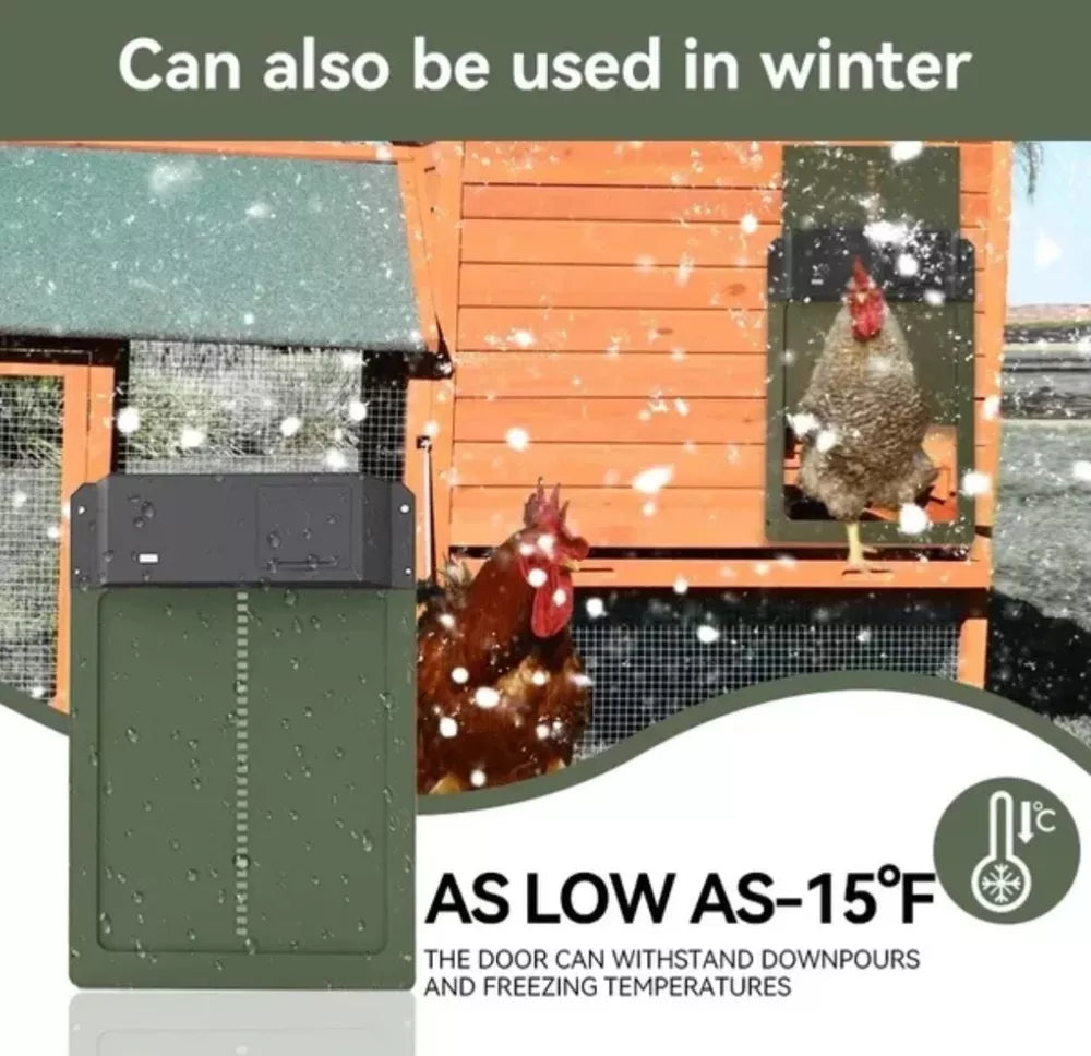 AutomaticChickenCoopDoorOpener_Timercontrol_LightSensor_Multi-Mode0 Automatic Chicken Coop Door - onlinemegasale.com