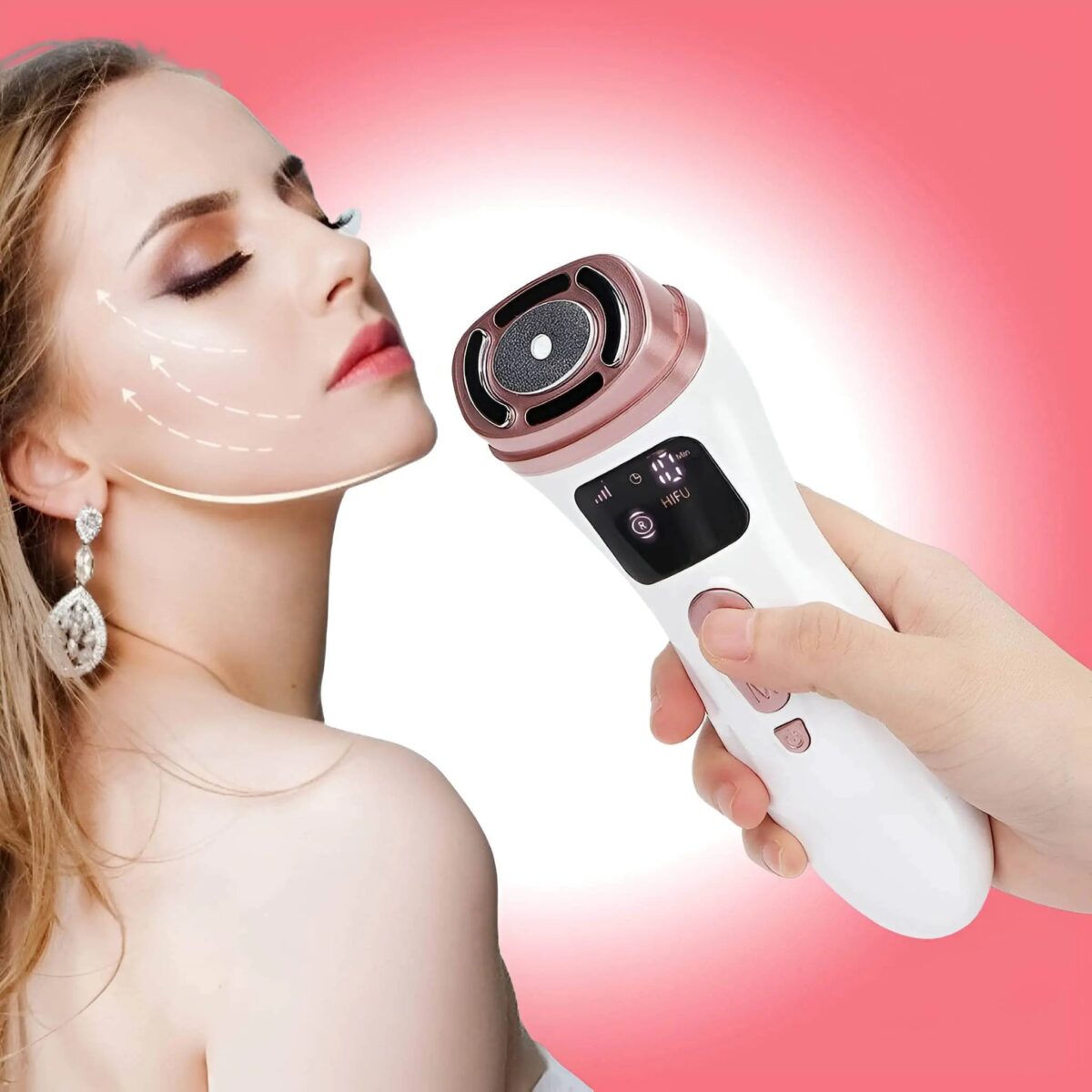 HiFU RF Ultrasonic Facial Machine For Skin Tightening - onlinemegasale.com
