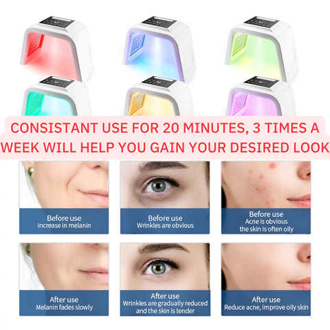 LED Light Therapy Machine for Skin Rejuvination - onlinemegasale.com