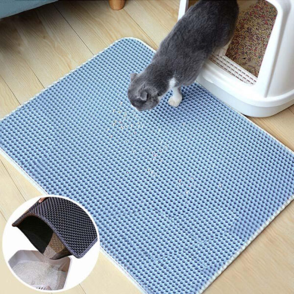 Cat Litter Mat Double Layer Litter Trapper Waterproof