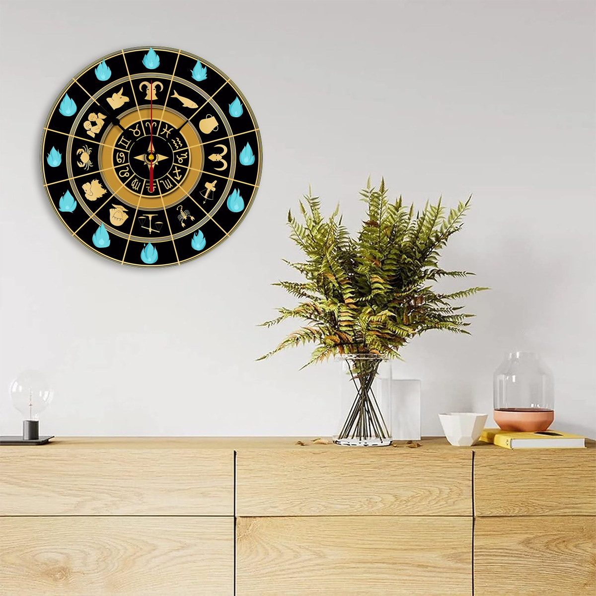 Saint Seiya Clock Wall Clock Modern 3D for Home Office Hotel Restaurant School Decoration - onlinemegasale.com