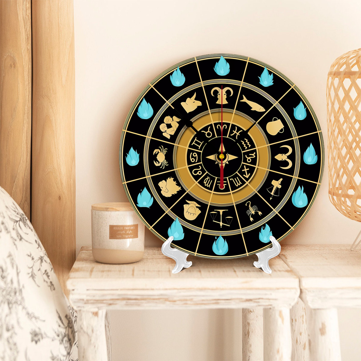 Saint Seiya Clock Wall Clock Modern 3D for Home Office Hotel Restaurant School Decoration - onlinemegasale.com