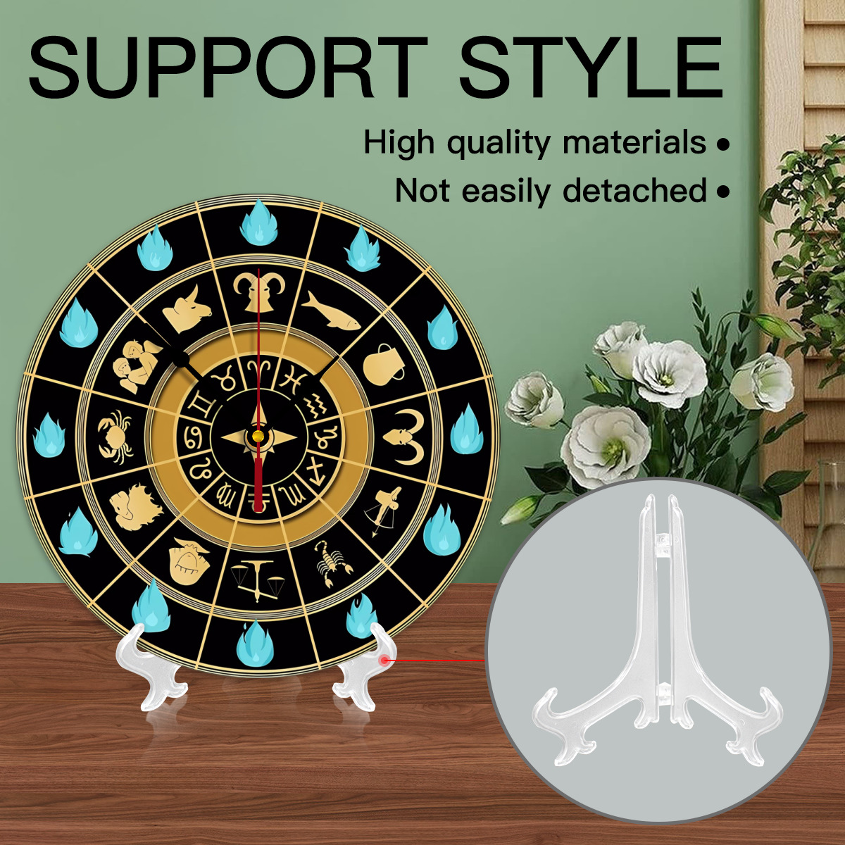 Saint Seiya Clock Wall Clock Modern 3D for Home Office Hotel Restaurant School Decoration - onlinemegasale.com