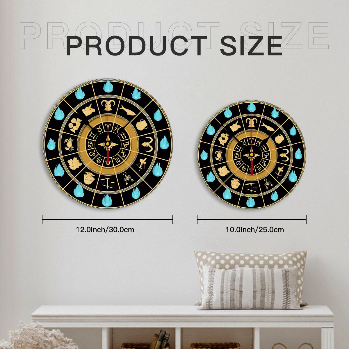 Saint Seiya Clock Wall Clock Modern 3D for Home Office Hotel Restaurant School Decoration - onlinemegasale.com