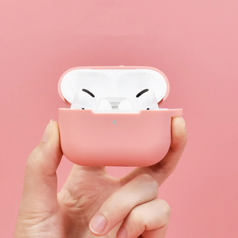 Liquid Soft Silicone Case For Airpods Pro Case Wireless Bluetooth Case for airpod pro Case Cover Air Pods pro Fundas Capa Coque - onlinemegasale.com